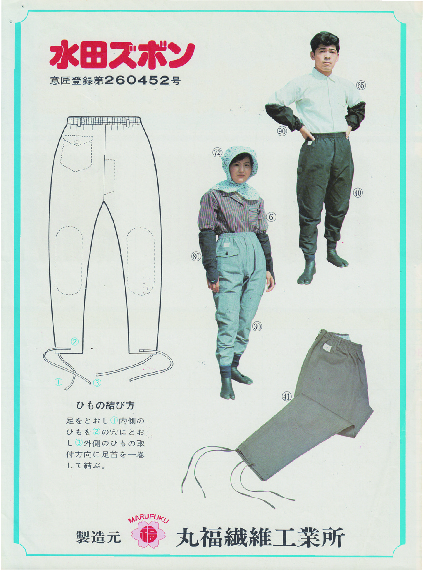昭和50年 農作業着カタログ
